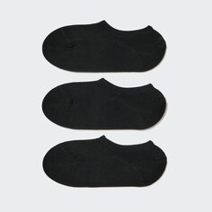 Невидимые носки (3 пары) UNIQLO, черный