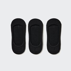 Невидимые носки (3 пары) UNIQLO, черный