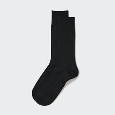 Хлопковые носки supima piqé UNIQLO, черный