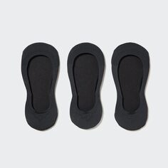 Подставки для ног, 3 пары (прозрачные) UNIQLO, черный