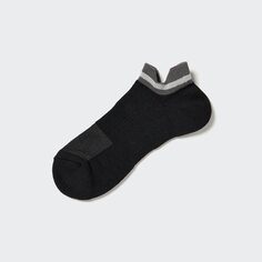 Спортивные короткие носки с цветным блоком UNIQLO, черный