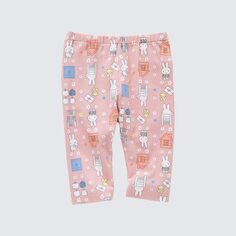 Укороченные леггинсы miffy UNIQLO, розовый