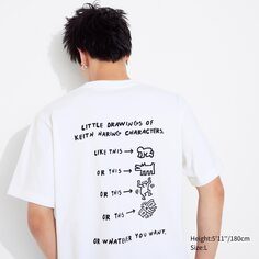 NY POP ART Archive UT (футболка с коротким рукавом и рисунком) UNIQLO, белый
