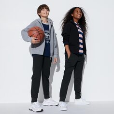 ДЕТСКИЕ ультраэластичные сухие спортивные штаны UNIQLO, черный