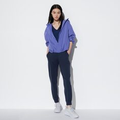 Брюки-джоггеры Ultra Stretch Airism (длиннее 71–73 см) UNIQLO, темно-синий