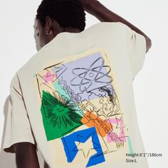 Коллажи Энди Уорхола UT (оверсайзная футболка с короткими рукавами и рисунком) UNIQLO, естественный