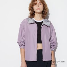 Двусторонняя парка UNIQLO, светло-фиолетовый