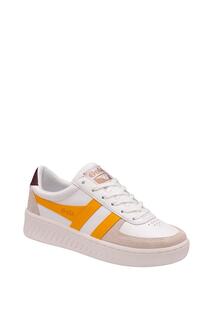 Кроссовки &apos;Grandslam Classic&apos; Leather Lace-Up Trainers Gola, белый