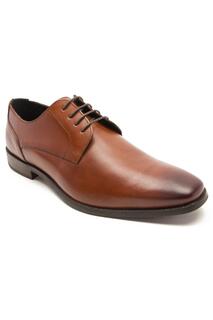 Формальные кожаные туфли дерби на шнуровке &apos;Falcon&apos; Thomas Crick, коричневый