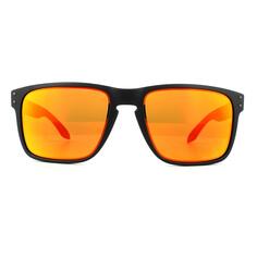 Квадратные матово-черные солнцезащитные очки Prizm Ruby Holbrook XL Oakley, черный