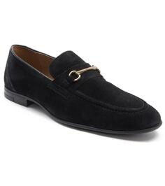 Формальные лоферы &apos;Farrel&apos;, удобные замшевые кожаные туфли без шнуровки Thomas Crick, черный