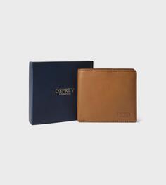 Кожаный кошелек Santa Fe в бумажнике OSPREY LONDON, коричневый