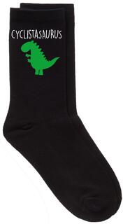Черные носки из теленка с динозавром-велосипедистом Cyclistasaurus 60 SECOND MAKEOVER, черный