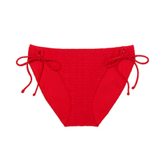 Плавки бикини Victoria&apos;s Secret Swim Mix &amp; Match Side-Tie Fishnet, красный