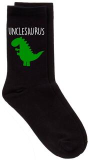 Черные носки из телячьей кожи Uncle Dinosaur Uncleasaurus 60 SECOND MAKEOVER, черный