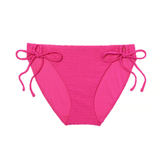 Плавки бикини Victoria&apos;s Secret Swim Mix &amp; Match Side-Tie Fishnet, розовый