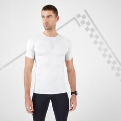 Дышащая футболка для бега Decathlon Kiprun Skincare, белый