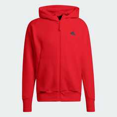 Толстовка Adidas Z.N.E. Premium Full Zip Hooded Track, красный