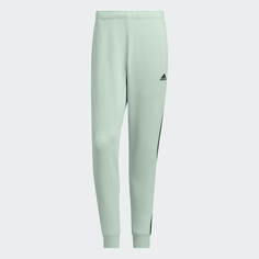 Брюки Adidas Essentials Plus Regular Fit Three Stripes French Terry Cuff, светло-зеленый