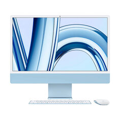 Моноблок Apple iMac 24&apos;&apos; М3 (2023), 8 CPU/10 GPU, 16ГБ/512 ГБ, No Ethernet, Blue, английская клавиатура