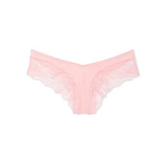 Трусы Victoria&apos;s Secret Very Sexy Rose Lace-Trim High-Leg Cheeky, светло-розовый