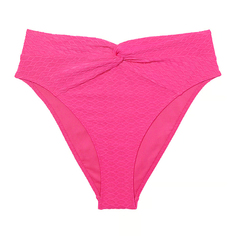 Плавки бикини Victoria&apos;s Secret Swim Mix &amp; Match High-Waist Twist Cheeky Fishnet, розовый