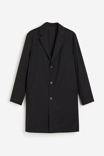 Пальто H&amp;M Slim Fit, черный H&M