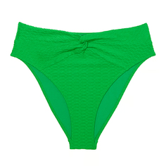 Плавки бикини Victoria&apos;s Secret Swim Mix &amp; Match High-Waist Twist Cheeky Fishnet, зеленый