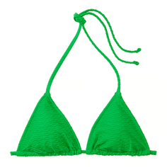 Топ бикини Victoria&apos;s Secret Swim Mix &amp; Match Triangle Fishnet, зеленый
