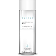 Skintelligence Hydra Face Micellar Solution Увлажняющая мицеллярная очищающая вода для лица и глаз — средство для снятия макияжа, не требующее смывания, для всех типов кожи, 200 мл, Talika