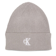 Шапка Calvin Klein Jeans ArchiveLogo Beanie, серый