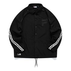 Куртка FILA FUSION Tokyo Studio Colorblock Woven Jacket Couple Style Black, черный