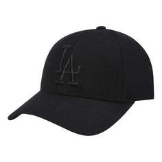 Кепка MLB Solid Color Cap Los Angeles Dodgers / Black, черный
