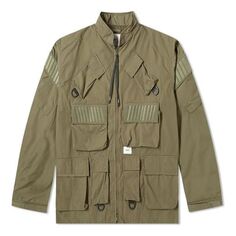 Куртка WTAPS Modular Ls 01 Cargo 8 Pocket Jacket Men Olive, зеленый (W)Taps
