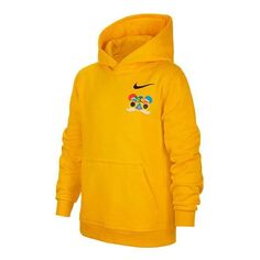 Толстовка (GS) Nike CNY Chinese New Year&apos;s Edition Fleece Lined Stay Warm Sports Boy Yellow, желтый