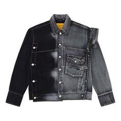 Куртка Levis x Series Crossover Casual Cozy Denim Jacket Black Gray, серый