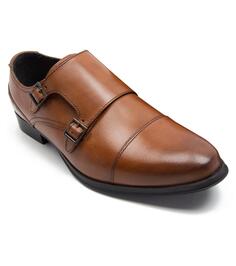 Формальные туфли Boycie с двойным ремешком Thomas Crick, коричневый