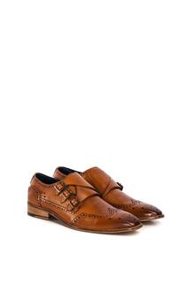 Формальные туфли монки с ремешком Goodwin Smith, коричневый