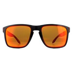 Квадратные поляризационные солнцезащитные очки Prizm с черными чернилами и рубинами Oakley, черный