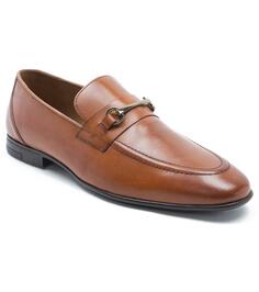 Формальные лоферы &apos;Farrel&apos;, удобные кожаные туфли без шнуровки Thomas Crick, коричневый