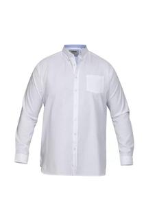 Рубашка с длинными рукавами Richard Oxford Kingsize Duke Clothing, белый