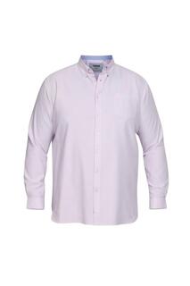 Рубашка с длинными рукавами Richard Oxford Kingsize Duke Clothing, розовый