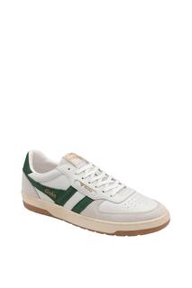 Кроссовки &apos;Hawk&apos; Leather Lace-Up Trainers Gola, белый