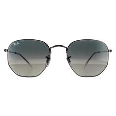 Квадратные темно-серые солнцезащитные очки с градиентом из бронзы Ray-Ban, серый