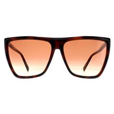 Квадратные темные гаванно-коричневые солнцезащитные очки с градиентом GV7181/S Givenchy, коричневый