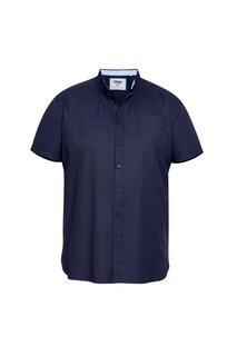 Рубашка с короткими рукавами James Oxford Kingsize Duke Clothing, темно-синий