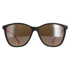 Квадратные черные и розовые коричнево-серые солнцезащитные очки Perry TB1443 Ted Baker, черный