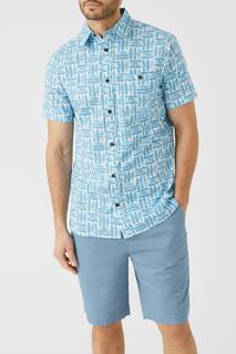 Рубашка с принтом Tetris Surfboard Debenhams, синий
