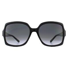 Квадратные черные темно-серые солнцезащитные очки с градиентом SAMMI/G/S Jimmy Choo, черный