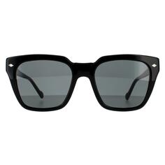 Квадратные черные темно-серые солнцезащитные очки Vogue, черный